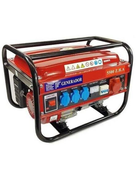 Groupe électrogene METALLO rouge