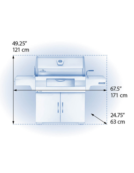BBQ charbon de bois professionel PRO605CSS