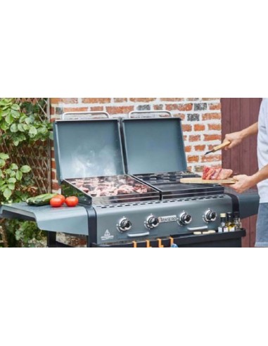 Plancha gaz - Margaux I Gris métallisé