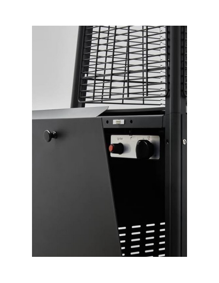 Parasol chauffant flamme