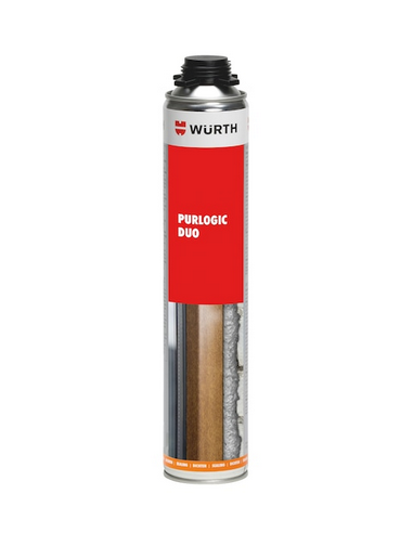 Mousse polyuréthane Purlogic Duo 2 en 1 - calfeutre et colle